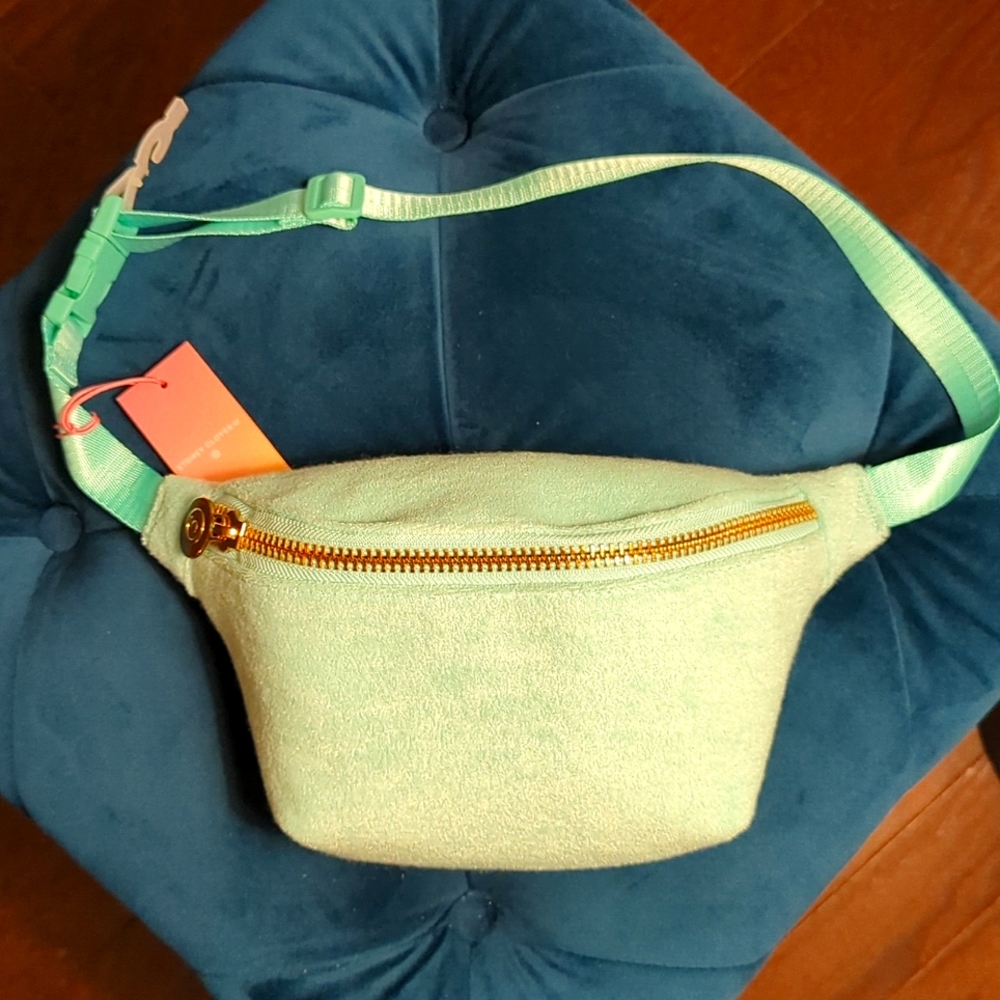 *New* Limited Edition Stoney Clover Lane for Target Green Terry Cloth Fanny Pack